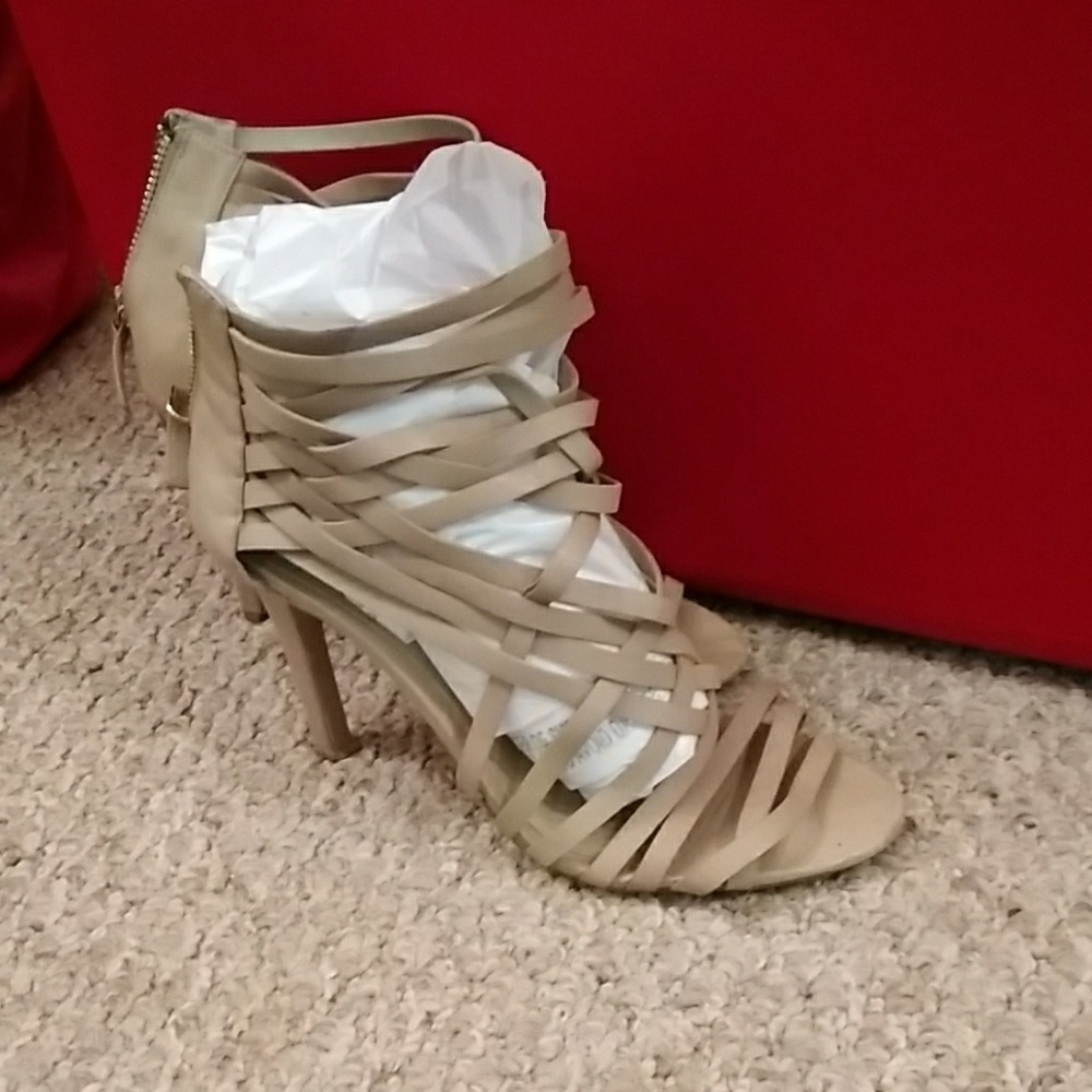 Strappy heels